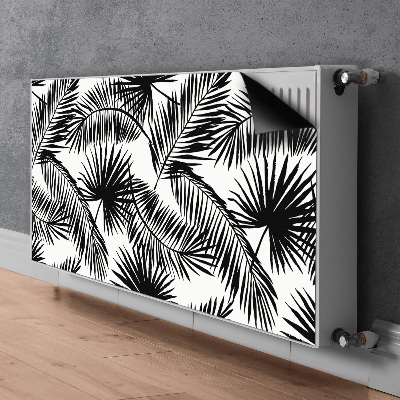 Magnetic radiator mat Exotic leaves