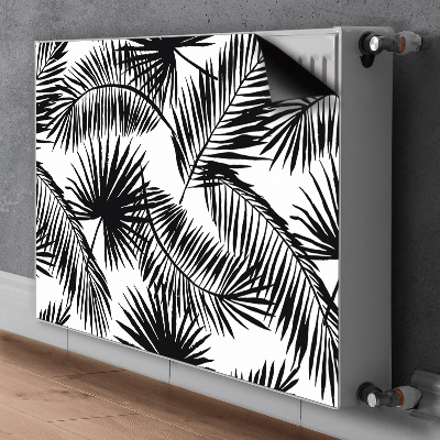 Magnetic radiator mat Exotic leaves