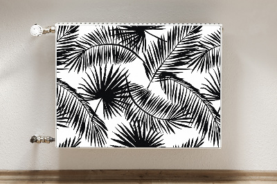 Magnetic radiator mat Exotic leaves