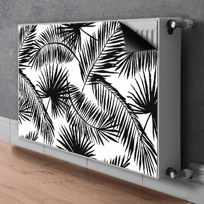 Magnetic radiator mat Exotic leaves