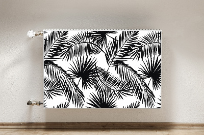 Magnetic radiator mat Exotic leaves