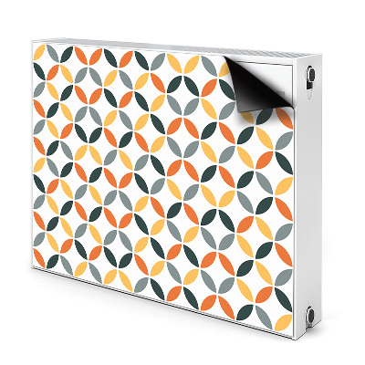 Magnetic radiator mat Geometric wheels