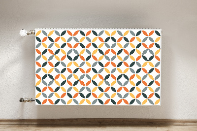 Magnetic radiator mat Geometric wheels