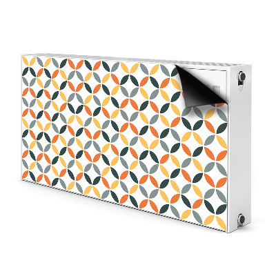 Magnetic radiator mat Geometric wheels