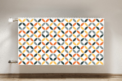 Magnetic radiator mat Geometric wheels