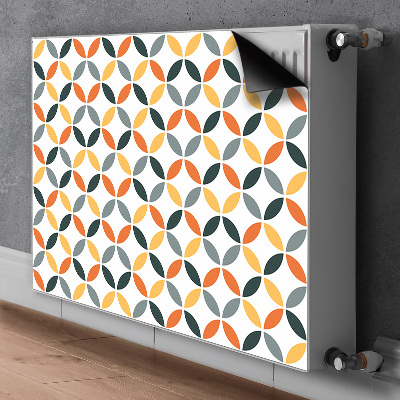 Magnetic radiator mat Geometric wheels