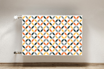 Magnetic radiator mat Geometric wheels