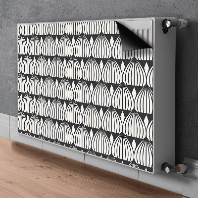 Magnetic radiator mat Retro pattern