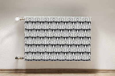 Magnetic radiator mat Retro pattern