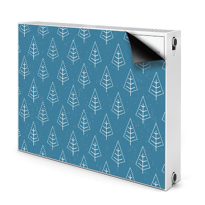 Radiator cover Blue forest