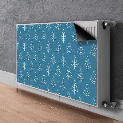 Radiator cover Blue forest