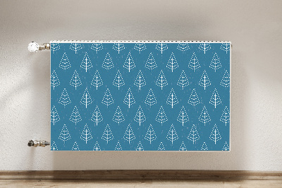 Radiator cover Blue forest