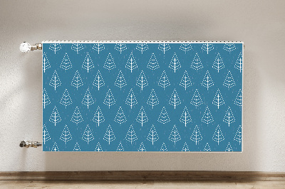 Radiator cover Blue forest