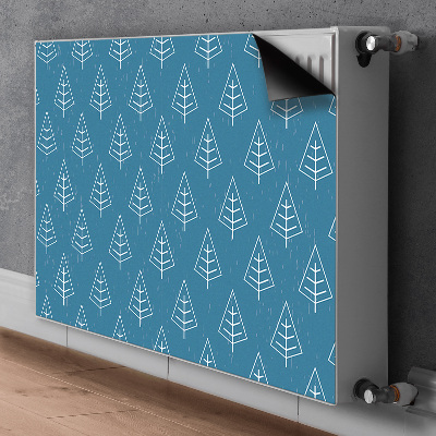 Radiator cover Blue forest