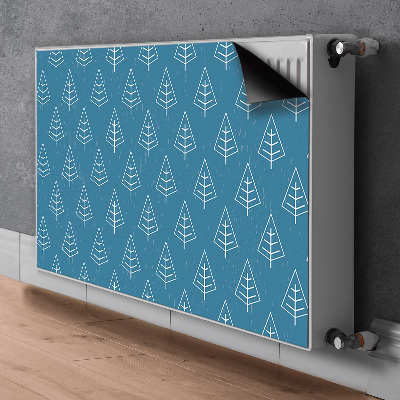 Radiator cover Blue forest