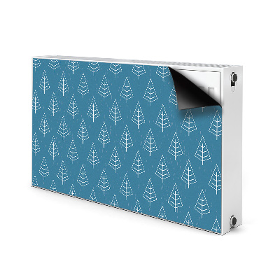 Radiator cover Blue forest