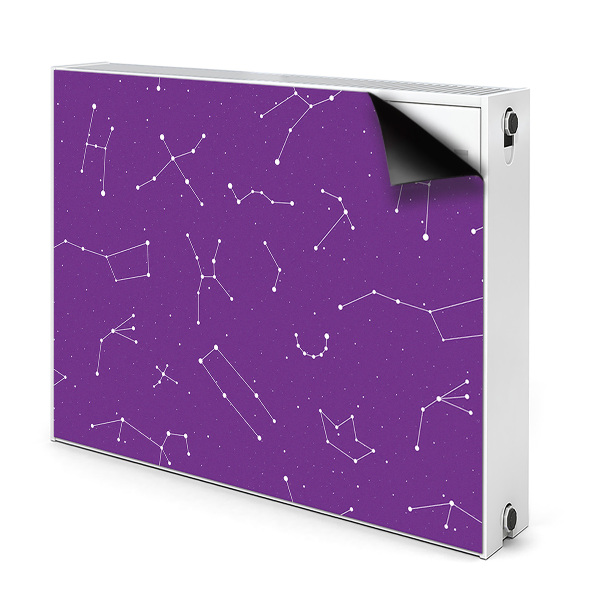 Magnetic radiator mat Starry sky