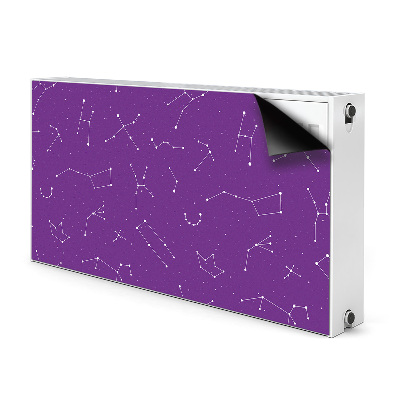 Magnetic radiator mat Starry sky