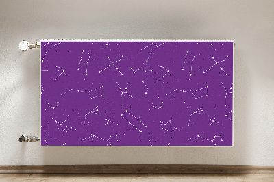 Magnetic radiator mat Starry sky