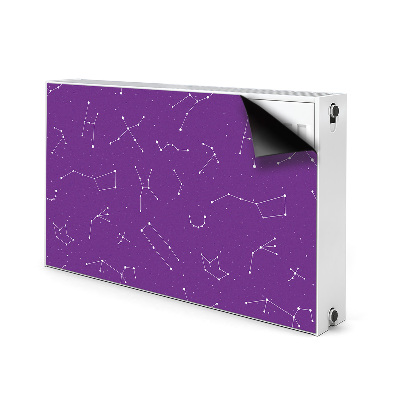 Magnetic radiator mat Starry sky