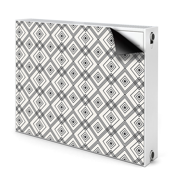 Magnetic radiator mat Geometric illusion