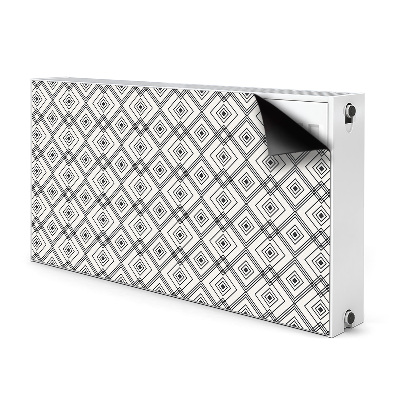 Magnetic radiator mat Geometric illusion