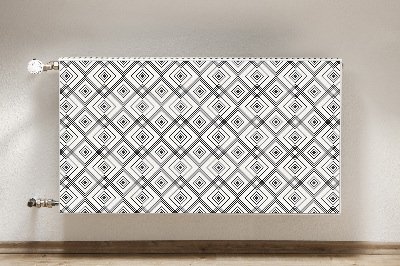 Magnetic radiator mat Geometric illusion