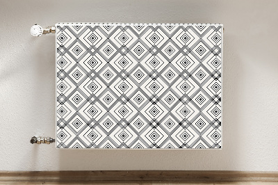 Magnetic radiator mat Geometric illusion