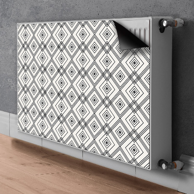 Magnetic radiator mat Geometric illusion