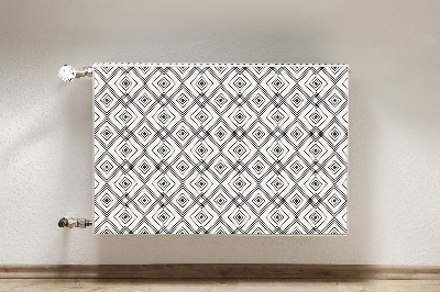 Magnetic radiator mat Geometric illusion