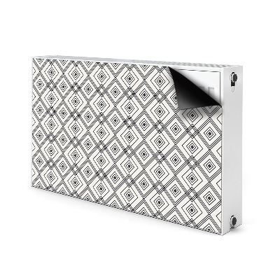 Magnetic radiator mat Geometric illusion