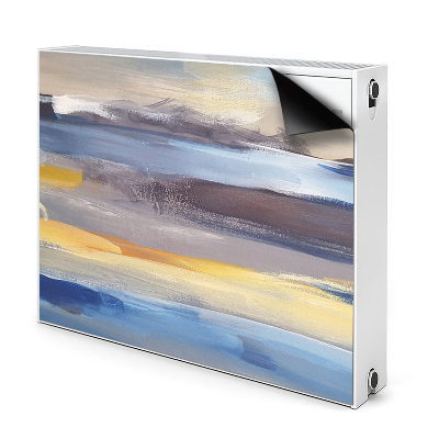 Magnetic radiator cover Painted sky