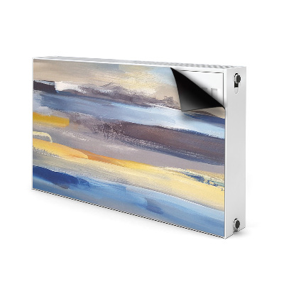 Magnetic radiator cover Painted sky