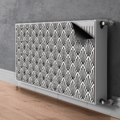 Magnetic radiator mat Geometric patterns