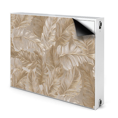 Magnetic radiator mat Golden leaves