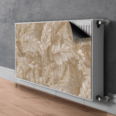 Magnetic radiator mat Golden leaves