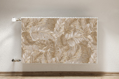 Magnetic radiator mat Golden leaves