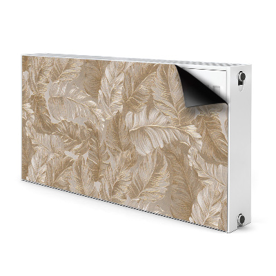 Magnetic radiator mat Golden leaves