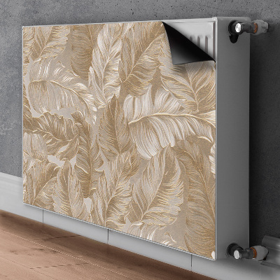 Magnetic radiator mat Golden leaves