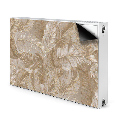 Magnetic radiator mat Golden leaves