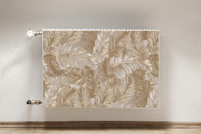 Magnetic radiator mat Golden leaves