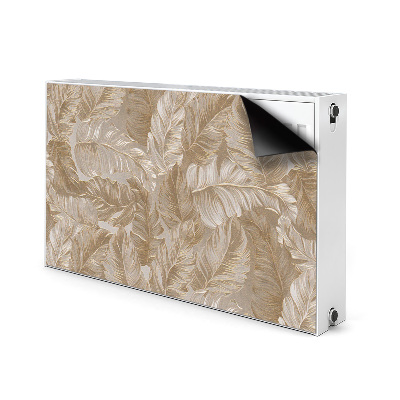 Magnetic radiator mat Golden leaves