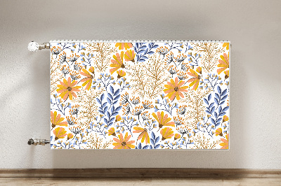 Decorative radiator mat Pastel meadow