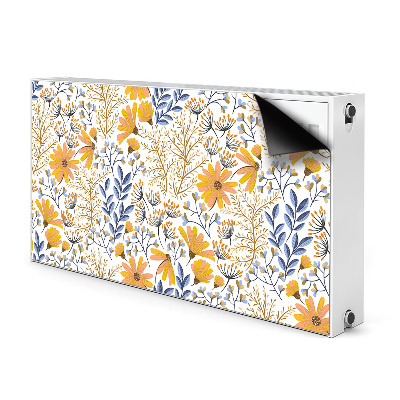 Decorative radiator mat Pastel meadow