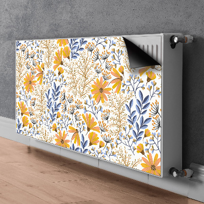 Decorative radiator mat Pastel meadow