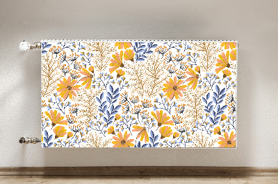 Decorative radiator mat Pastel meadow