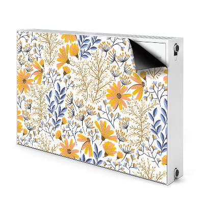 Decorative radiator mat Pastel meadow