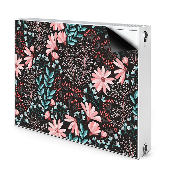 Printed radiator mat Vintage flowers