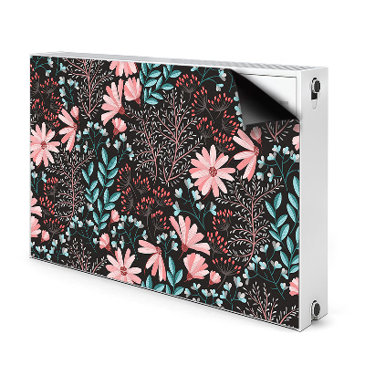 Printed radiator mat Vintage flowers