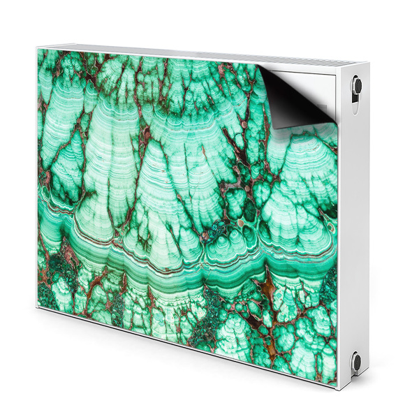 Magnetic radiator cover Marble Turquoise